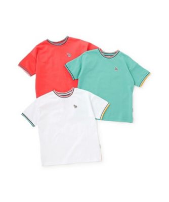 ラインリブ無地半袖Ｔシャツ　４１５１２０９