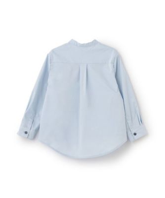ノーカラー長袖シャツ　４１５１２１３