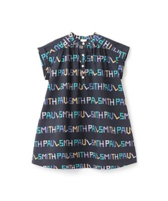 Paul Smith Junior (Baby&Kids)/ポール・スミス ジュニア ロゴ総柄シャツワンピース　４１５１３５５