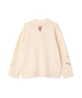 アラカルト刺繍ニットカーディガン 4153205 | Paul Smith