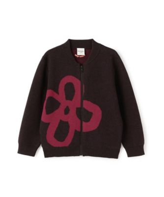＜Paul Smith Junior (Baby&Kids)＞フローラルジャカードニットブルゾン　４１５３２０６