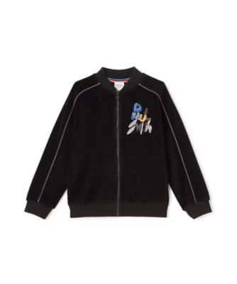 ＜Paul Smith Junior (Baby&Kids)＞ロゴ刺繍ベロアブルゾン　４１５３２０８