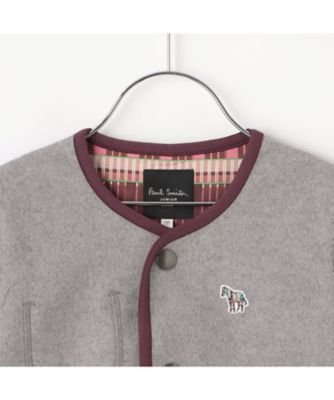 配色パイピングノーカラージャケット 4153209 | Paul Smith