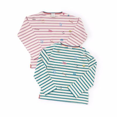 アラカルト柄ボーダー長袖Tシャツ 4153212 | Paul Smith