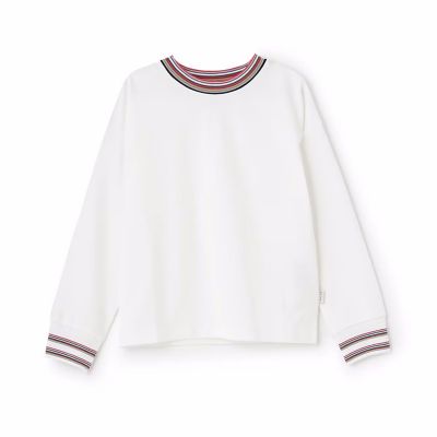 Paul Smith Junior (Baby & Kids)/ポール・スミス ジュニア シグネチャーストライプリブ長袖Tシャツ 4153213 オフホワイト トップス【三越伊勢丹/公式】