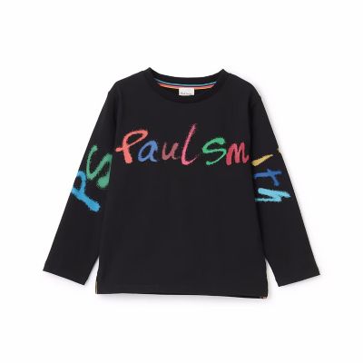 ＜Paul Smith Junior (Baby&Kids)＞スプレーロゴ長袖Ｔシャツ　４１５３２１４
