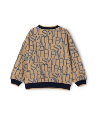 テープロゴ柄裏毛トレーナー 4153215 | Paul Smith Junior