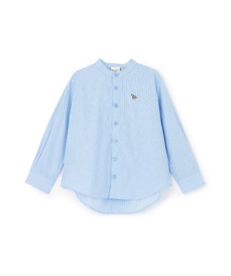 ノーカラーストライプ長袖シャツ 4161202 | Paul Smith Junior