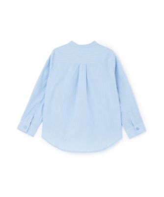 ノーカラーストライプ長袖シャツ 4161202 | Paul Smith Junior
