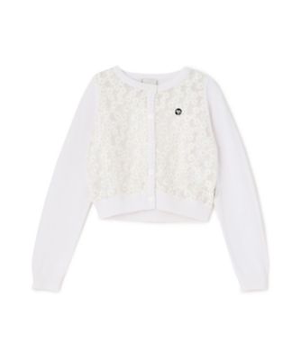 ＜Paul Smith Junior (Baby&Kids)＞レースパネルカーディガン　４１６１２０７