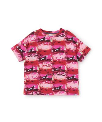 ロゴペイント総柄半袖Tシャツ 4161216 | Paul Smith Junior