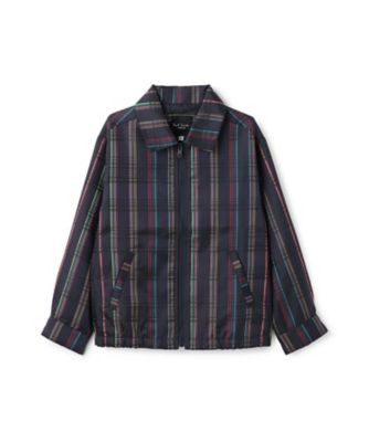 ＜Paul Smith Junior (Baby&Kids)＞チェックジャカードジップブルゾン　４１６１３０４