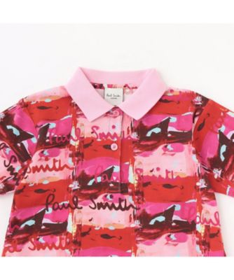 ロゴペイント総柄ポロワンピース 4161355 | Paul Smith Junior