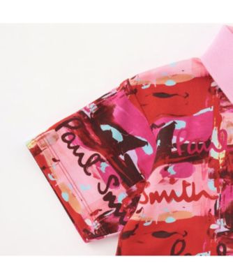 ロゴペイント総柄ポロワンピース 4161355 | Paul Smith Junior