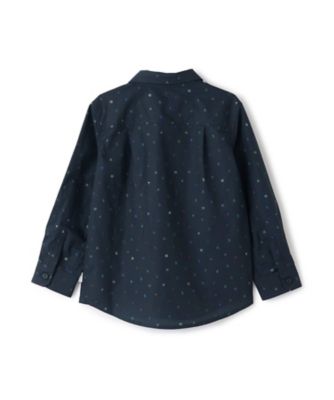 ポールスミス paulsmith プリント　シャツワンピース　人物柄　総柄　長袖 スタンプ総柄長袖シャツ 4163201 | Paul Smith Junior