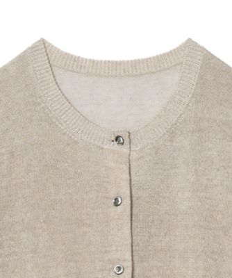 コットンリネン 7分袖カーディガン 416692 | PRISTINE (Women