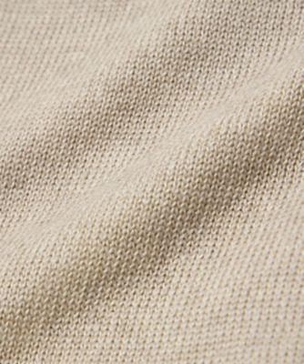 コットンリネン 7分袖カーディガン 416692 | PRISTINE (Women