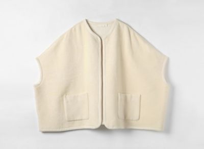 プリスティンコットンシルクポンチョ