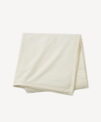 ＜PRISTINE (Women)＞市松綿毛布　４２０５０２