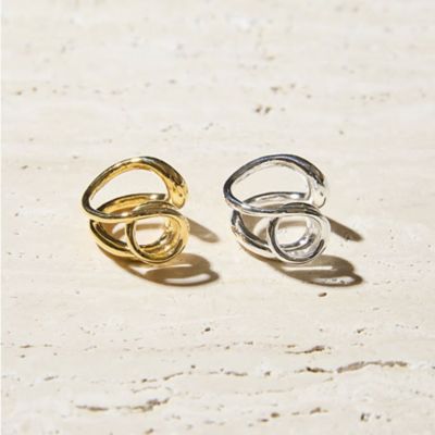 ＜Soierie (Women) ＞Ｆｉｂｕｌａ　ｅａｒｃｕｆｆ　ｒｉｎｇ　※シングル　４３０－０１４