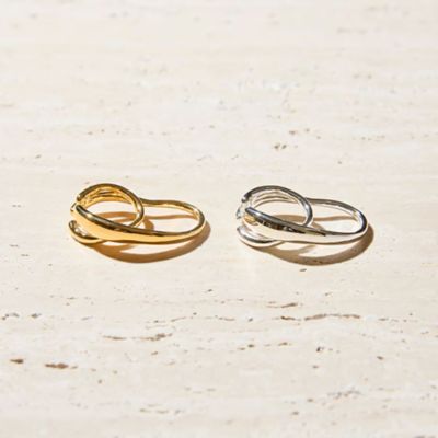 ＜Soierie (Women) ＞Ｆｉｂｕｌａ　ｌｏｏｐ　ｅａｒｃｕｆｆ　ｒｉｎｇ　※シングル　４３０－０１８