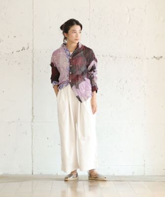 くさしゃつ　てくまくまや　どう　Ｋｕｓａ　Ｋａｎｍｕｒｉ　シルクコットンシャツ　４３０８５５１ー５０