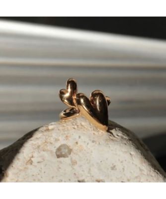 ＜Soierie (Women) ＞Ｈｅａｒｔ　ｍｏｔｉｆ　ｄｏｕｂｌｅ　ｃｕｆｆ　Ｓｉｌｖｅｒ　９２５　ｐｒｏｄｕｃｔ　４３１－１２０　※シングル