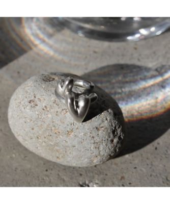 Ｈｅａｒｔ　ｍｏｔｉｆ　ｄｏｕｂｌｅ　ｃｕｆｆ　Ｓｉｌｖｅｒ　９２５　ｐｒｏｄｕｃｔ　４３１－１２１　※シングル