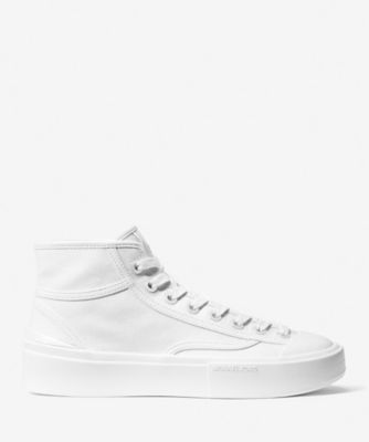 ＜MICHAEL KORS＞ＪＵＤＥ　キャンバス　ハイトップ　スニーカー　４３Ｓ５ＪＵＦＥ６Ｄ
