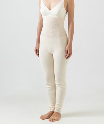 PRISTINE カシミヤ混腹巻付きレギンス 無縫製 薄手レギンス 448516 | PRISTINE (Women)/プリスティン