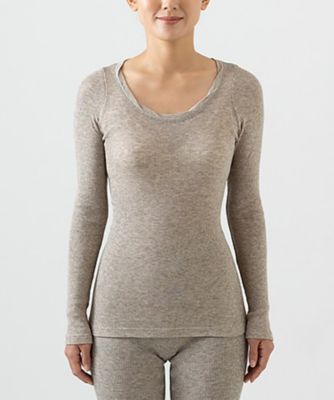 プリスティン　新品未使用タグ付き チューブテレコ長袖インナーM PRISTINE(プリスティン)｜ヤク混チューブテレコタートル/グレー の通販