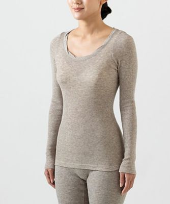 ヤクコットン チューブテレコ長袖プルオーバー 449516