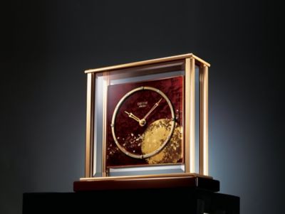 有田焼錦染め 漆台付き セイコー クロック 置き時計 受注生産品 有田焼