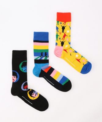 ギフトボックス／クルーソックス３足セット