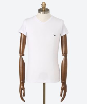 EMPORIO ARMANI (Men雑貨etc)/エンポリオ アルマーニ 半袖Vネックシャツ 90ホワイト アンダーシャツ【三越伊勢丹/公式】