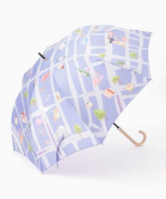 銀座三越限定　銀座ＭＡＰ風　長雨傘（２１－１６０－１０２６３－１）