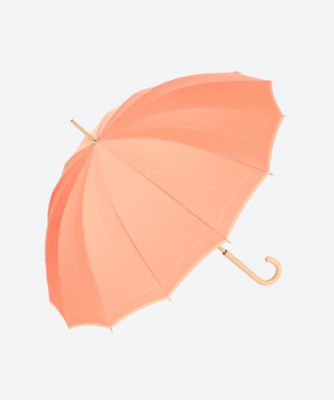 HANWAY/ハンウェイ P真田耳 雨傘長 3336066630―1 ライトオレンジ/42 傘・日傘【三越伊勢丹/公式】
