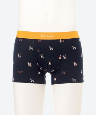 プリントショートボクサーパンツ　前開き　３０４５８６