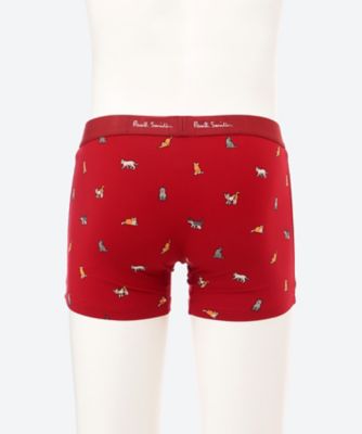 プリントショートボクサーパンツ　前開き　３０４５８８