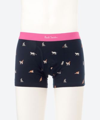 プリントショートボクサーパンツ　前開き　３０４５８８