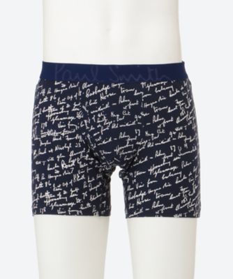 Paul Smith (Men)/ポール・スミス プリント前開きレギュラーボクサー 304061 059ネービー パンツ・ショーツ【三越伊勢丹/公式】