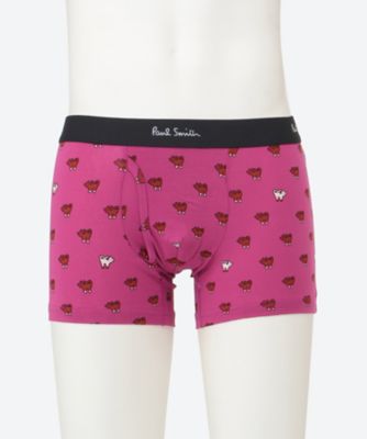 Paul Smith (Men)/ポール・スミス プリント前開きショートボクサー 304596 020ピンク パンツ・ショーツ【三越伊勢丹/公式】