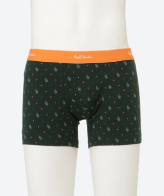 Paul Smith (Men)/ポール・スミス プリント前閉じローライズボクサー 304461 085ミドリ パンツ・ショーツ【三越伊勢丹/公式】
