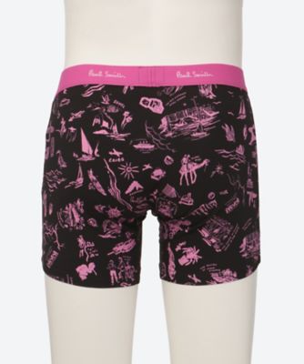 ポールスミス　ショートパンツ　桃柄　Ｌサイズ ショートボクサーパンツ 前開き 304604 | Paul Smith (Men