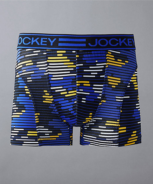 ＜三越伊勢丹/公式＞ JOCKEY Premium グラフィックボクサーパンツ 前閉じ ブルー パンツ・ショーツ