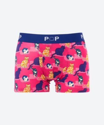 Printed short boxer shorts, front opening, 825827