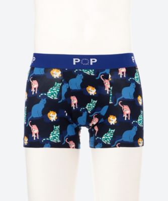 プリントショートボクサーパンツ 前開き 825827 | Paul