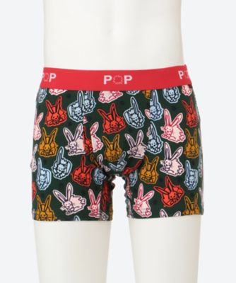 Paul Smith (Men)/ポール・スミス プリント前開きショートボクサー 825832 085ミドリ パンツ・ショーツ【三越伊勢丹/公式】