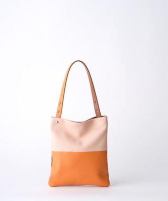 FUJITAKA (Men)/フジタカ FUJITAKA レザーサブバッグB5 678701 チャ×オレンジ 旅行用かばん・バッグ【三越伊勢丹/公式】