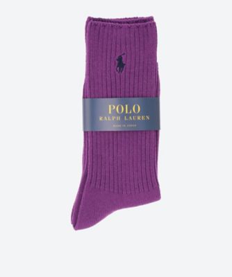 ＜三越伊勢丹/公式＞ POLO RALPH LAUREN (Men)/ポロ ラルフ ローレン カジュアルソックス 74バイオレッド 靴下【三越伊勢丹/公式】